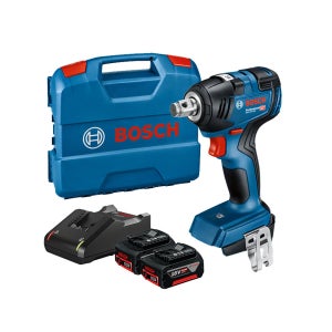 보쉬 충전드릴 GDS 18V-200 충전 임팩트 렌치 5.0AhX2개 세트 18V