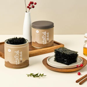 [만전김] 담백한 갯벌김 도시락김 캔 30g, 2개