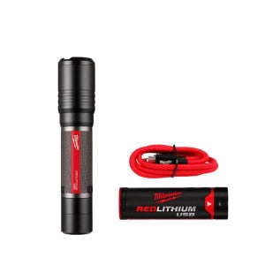 밀워키 L4 FL2000-301 충전 LED 프리미엄 손전등 4V 3.0Ah 2000루멘 USB충전 4단밝기조절