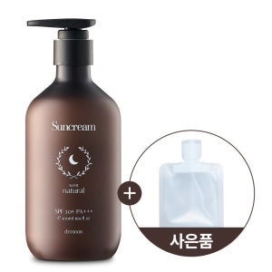 소분파우치X2EA 닥터문 알로에베라 혼합자차 대용량선크림 SPF50+ PA+++ 바디겸용 데일리선로션 500ml, 1개