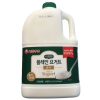 서울우유 더 진한 플레인 요거트 순수 무가당 2.45L 1병