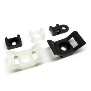 케이블타이 마운트 컴퓨터 케이블 고정 선정리 M3 M4 M5 M6 화이트 블랙 100개입