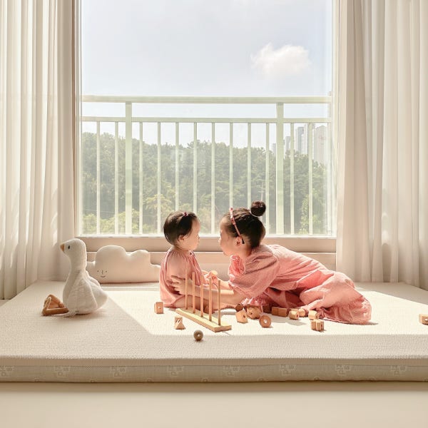 잠자는 숲속의 공주 초탄탄토퍼 잠숲공 바닥 토퍼 침대 거실 맞춤 제작 패밀리 매트리스 슈퍼싱글