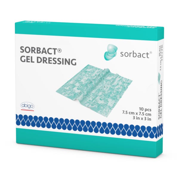 솔박 겔 드레싱, Sorbact Gel Dressing, 7.5 x 7.5 cm, 1Box(10장)