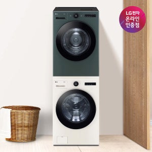 LG 트롬 오브제컬렉션 세탁기 건조기 세트 FX24ENE-GNG