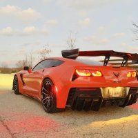 [무료배송/온더웨이] 콜벳 Z06 ZR1 스타일 카본 스포일러 GT WING 지티윙