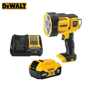 디월트 20V MAX LED 워크라이트 작업등 DCL043P1 5.0Ah 배터리 1개 세트