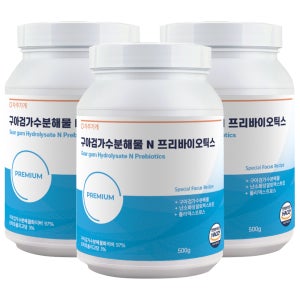 자주가게 구아검가수분해물 프리바이오틱스 500g x 3개