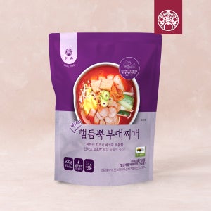 [한촌설렁탕] 네가지 햄듬뿍 부대찌개 500g (간편상온)