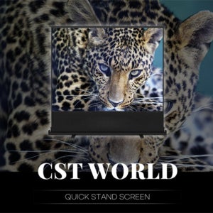 CST WORLD 유압 스크린 60인치 80인치 100인치 국산 울트라 매트 화이트 4：3 화면비