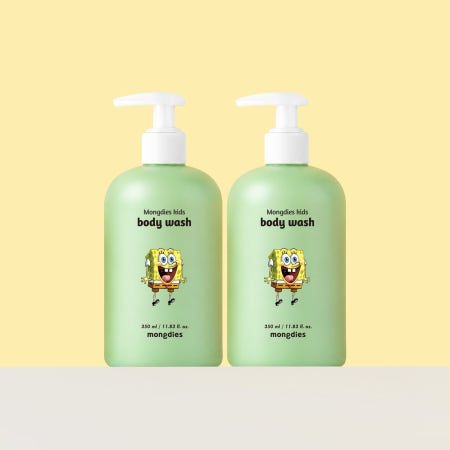 1+1 몽디에스 키즈 어린이 초등학생 수분 바디워시 350ml
