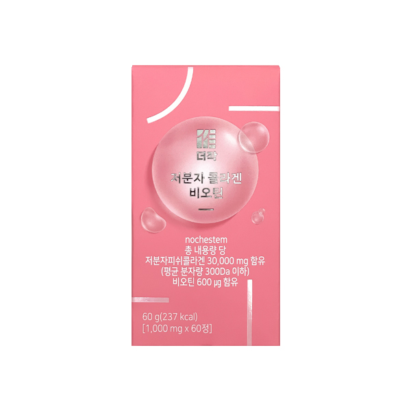 <b>더작</b> 저분자 콜라겐 비오틴 1000mg x 60정 1박스