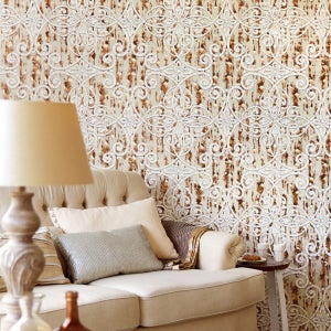 포인트벽지 레그노 3420-20번 사물이 비치는 3D 입체 느낌 수입벽지 (보유)