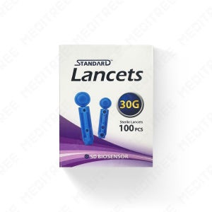 SD 스텐다드 란셋 일회용 멸균 수동 채혈침 1박스 100개입