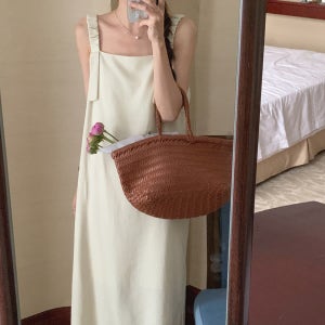 제주도 원피스 여행지 롱롱 휴가지 리조트 여름 뷔스티에