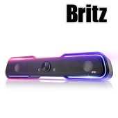 브리츠 BZ-SL10 / PC 노트북 스피커 컴퓨터 사운드바 USB전원 LED조명 - 블랙 이미지