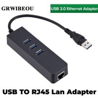 USB 3.0-USB Rj45 Lan 이더넷 어댑터 네트워크 카드-RJ45 Windows 10 Macbook XIAOMI 호환 Mi PC 용