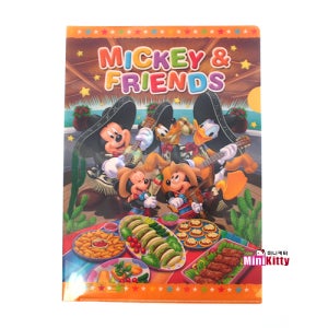 디즈니 미키마우스와 프렌즈 비닐 화일 클리어 화일 A4