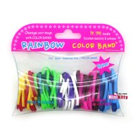 RAINBOW COLOR BAND 레인보우 고무줄 (하프/2mm)