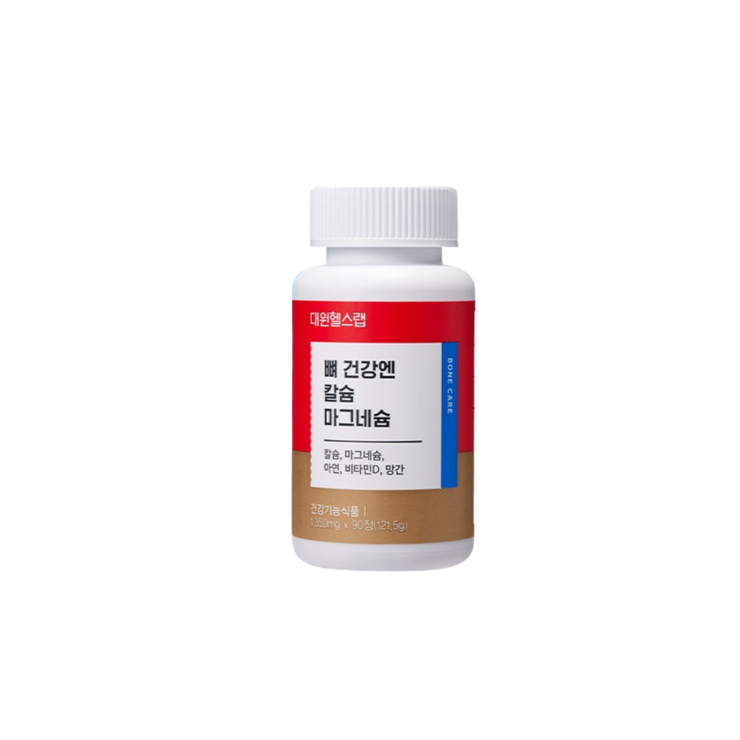 <b>장대원 칼슘 마그네슘 아연 비타민D 플러스 망간</b> 1350mg x 90정
