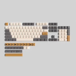 키캡 126 키 XDA PBT 염료 체리 MX 스위치 기계식 키보드 영어 맞춤형 DIY