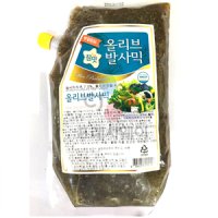 업소용 대용량 냉장 평강 올리브발사믹 드레싱 소스 크림 샐러드 2kg