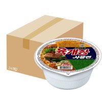 (치타배송) 농심 육개장 사발면 컵라면 24개 1박스