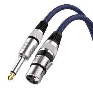 마이크 케이블 XLR 캐논-5.5 블루 3M