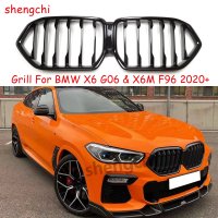 앞 범퍼 후드 그릴 bmw x6 g06 x6m f96 레이싱 그릴 2020 +