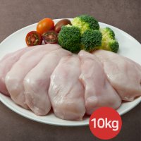 사계림 국내산 냉장 닭가슴살 10kg (1kg X 10팩)