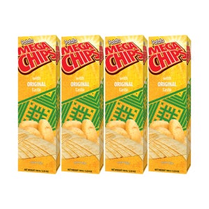 메가칩스 포테이토 얇은 감자칩 포테이토칩 4 SET