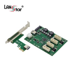 LANstar PCIE Express 4포트 확장 카드 LS-PCIE-EX4P
