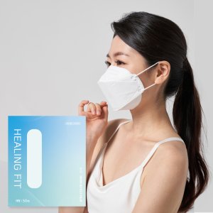 국산 KF94 3d 얇은 귀편한 숨편한 마스크 200매 화이트 대형 비말차단 미세먼지