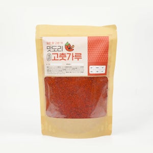 국산 고춧가루 한근 햇 고추가루 500g 강원도 반 태양초 보통맛 굵은