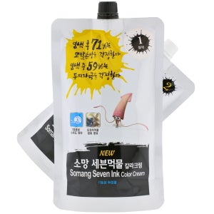 소망 세븐먹물 오징어먹물 참숯함유 1제400ml2제400ml