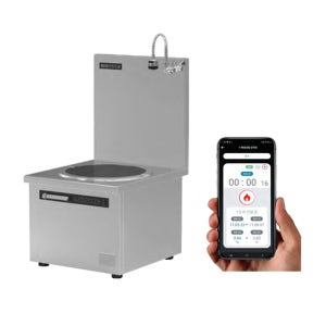 원팩토리 인덕션 업소용 낮은레인지 1구 8kw 스마트폰 원격제어 저울내장 LRC-8TW