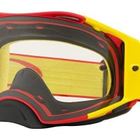 Oakley Airbrake MX 고글 (레드/옐로우/클리어 렌즈)