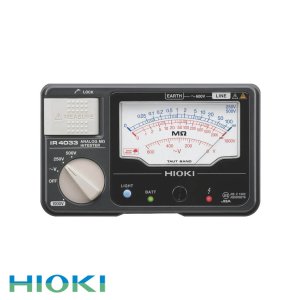 히오키 아날로그 절연저항계 메가옴 측정기 누전 테스터기 IR4033-10