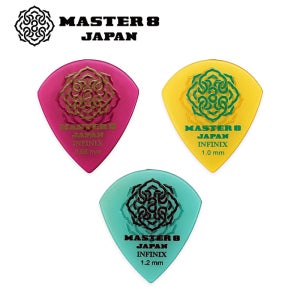 마스터8 재팬 인피닉스 루버 그립 기타 피크 재즈