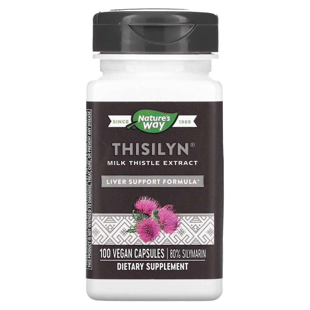 Nature’s Way Thisilyn 간건강 실리마린 밀크시슬 베지 캡슐