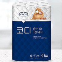 화장지3겹30m30롤3팩 선물 휴지