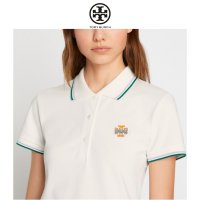 TORY BURCH 토리버치 여성 로고 패치 골프폴로티셔츠