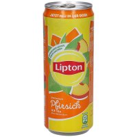 Lipton 립톤 아이스 티 피치 음료 캔 330ml 6팩