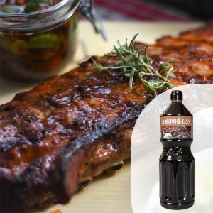 바로 숯불 바베큐소스S 2.15kg 1BOX(8EA) 불맛 숯불향 BBQ 스테이크 대용량