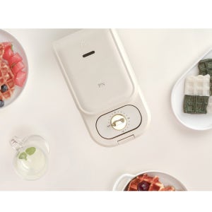 PN풍년 와플메이커/샌드위치 2in1 분리형와플기 PTSKA-T650SC 아이보리 타이머