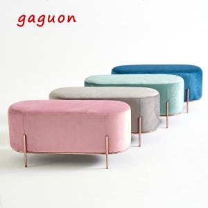 클라크2인원형스툴 카페 네일샵 인테리어 미용실 대기실 의자