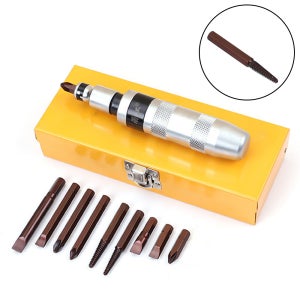 10P 타격 드라이버 함마 펀치 망치 드라이버 세트 임팩 망치 리무버 포함