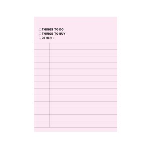 (0017)THINGS TO (핑크) 메모지 - 100x140 떡메모지 체크리스트