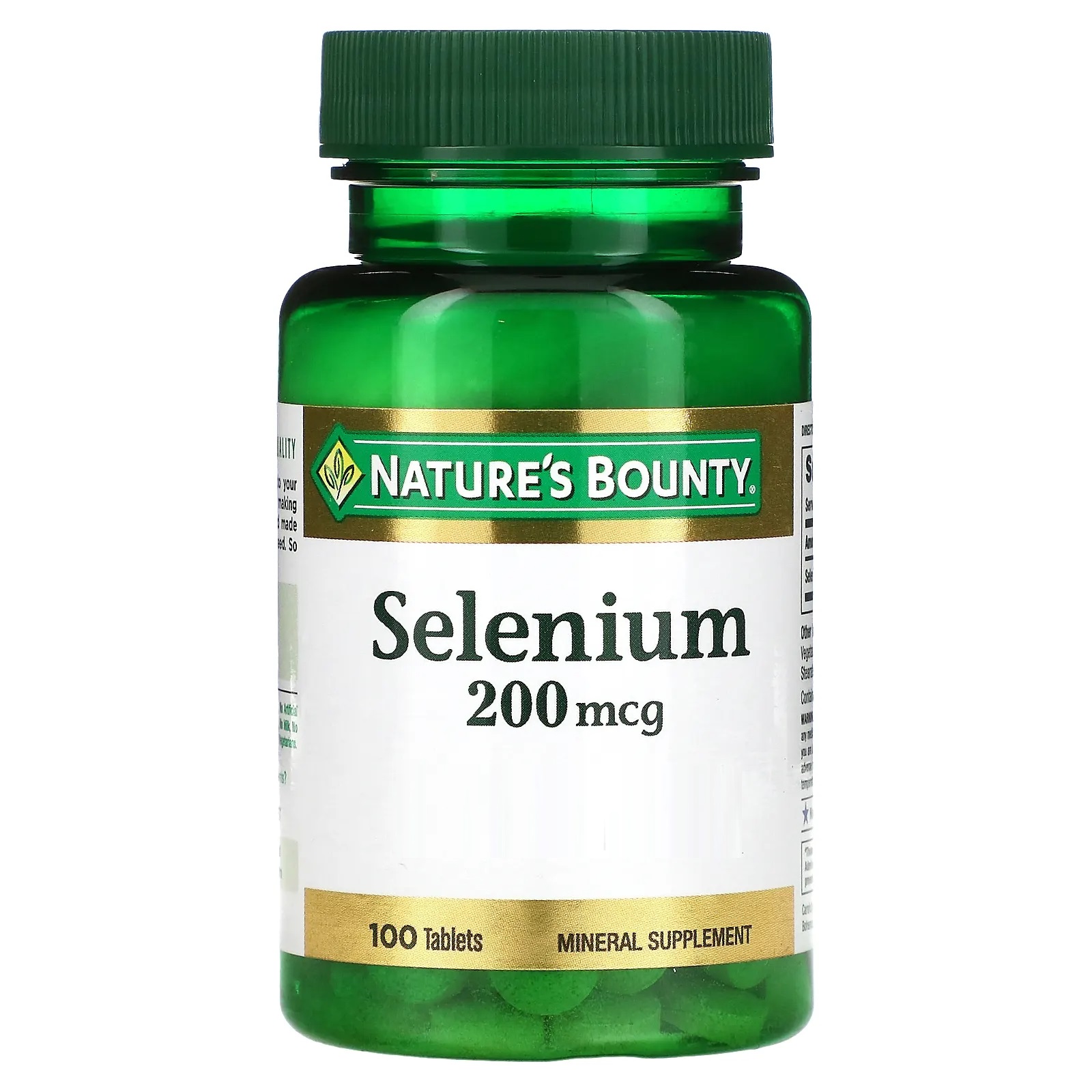 <b>네이처스바운티 셀레늄</b> Selenium 200mcg 100타블렛