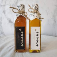 저온압착 고소한 국산 참기름 들기름 300ml 중부시장 방앗간 50년 외길 대영농산 추출